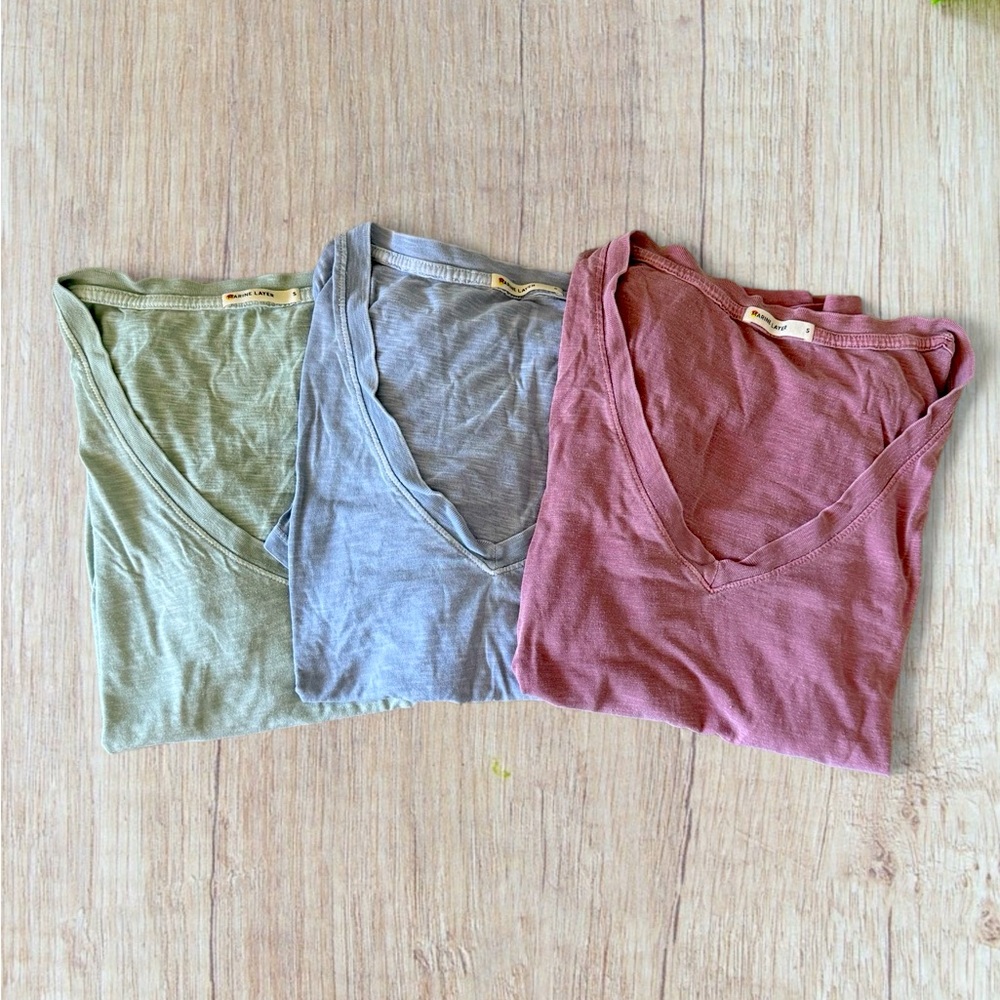 Marine Layer Boyfriend V-neck tee.